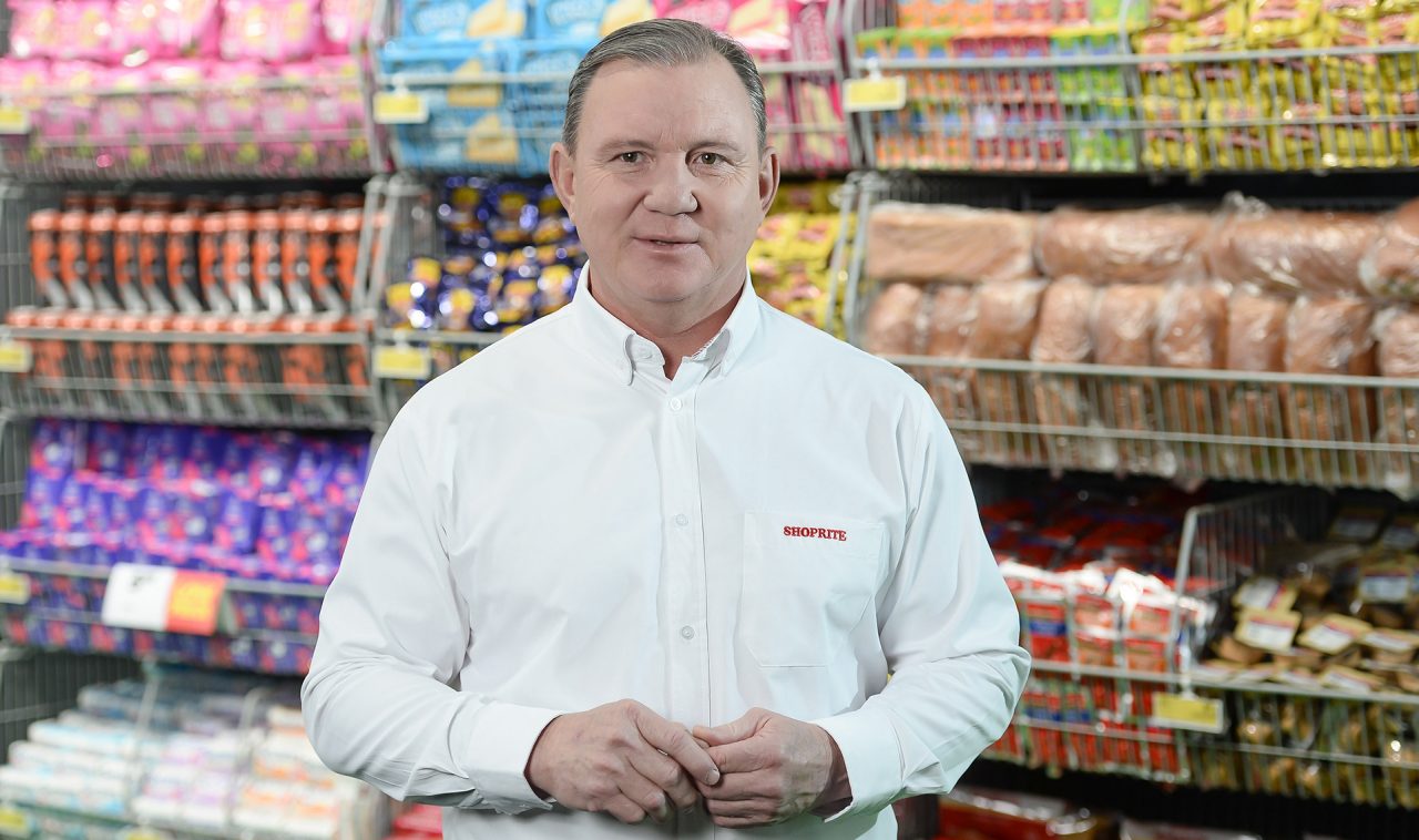 The Shoprite CEO at one of the retailer's many stores.